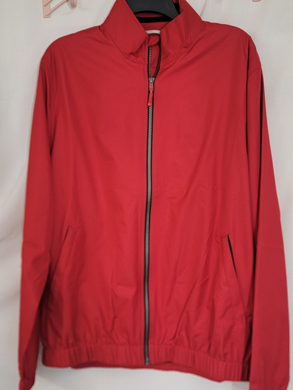 Cutter & Buck Men's Red Full-Zip Windbreaker